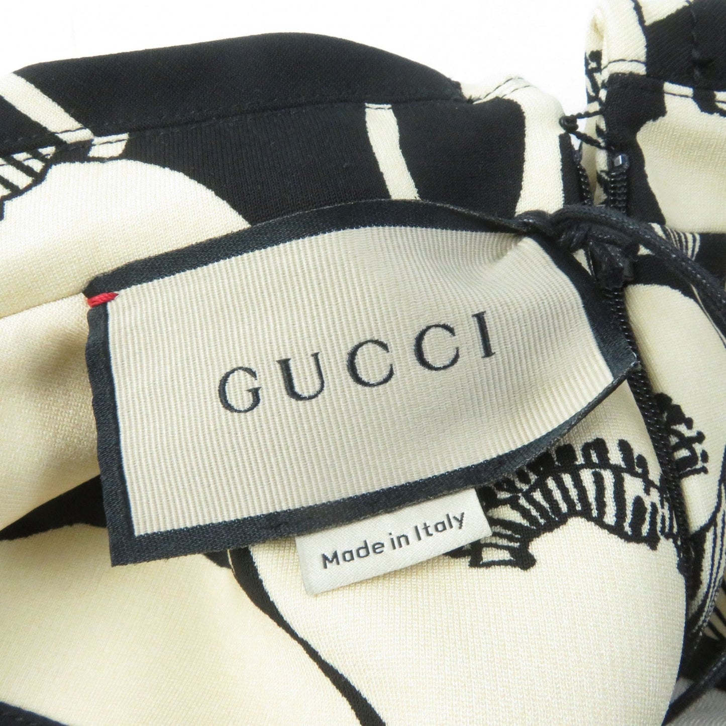 GUCCI one piece 653181 Rayon Black beige M