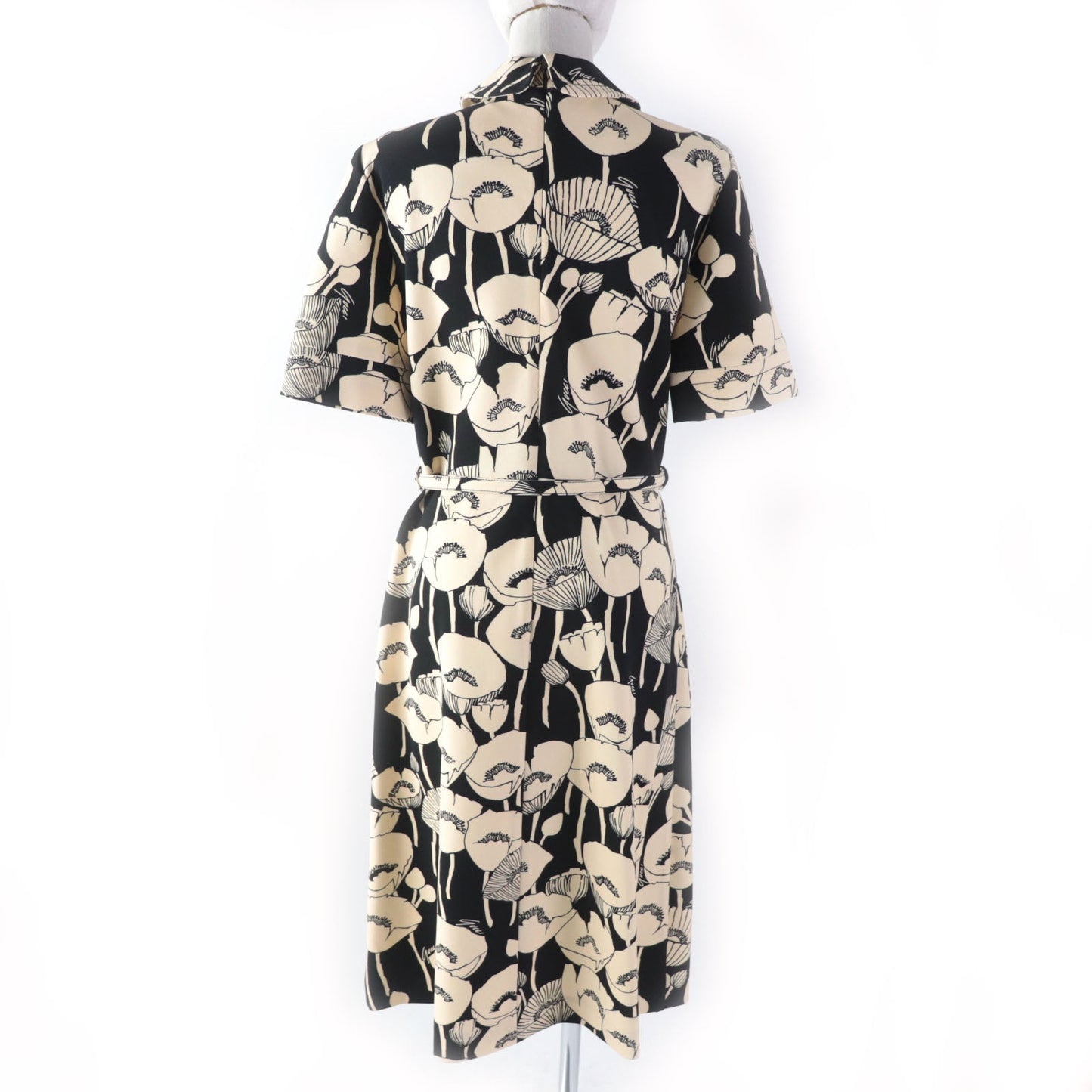 GUCCI one piece 653181 Rayon Black beige M