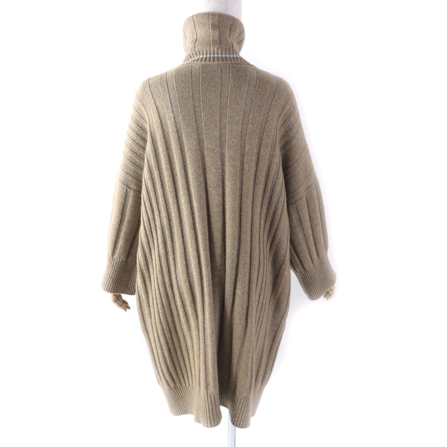 HERMES one piece cashmere Brown 34
