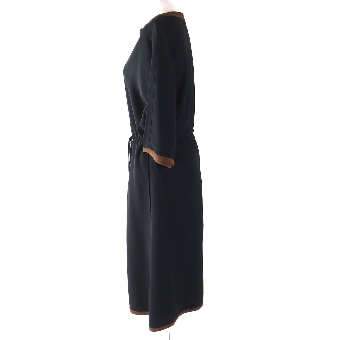 GUCCI one piece 601921 Rayon Black brown 36