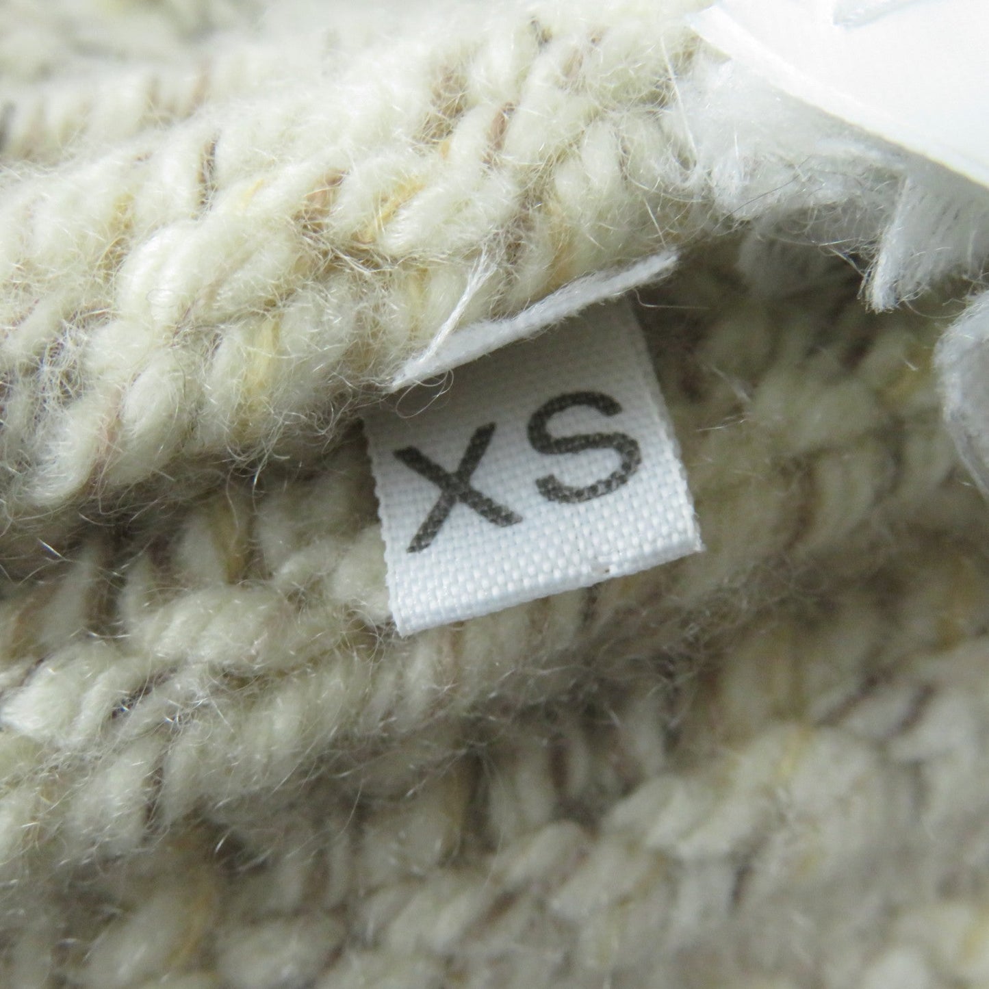 HERMES knit Main: 96% cashmere, Main: 4% polyurethane beige Women XS Used