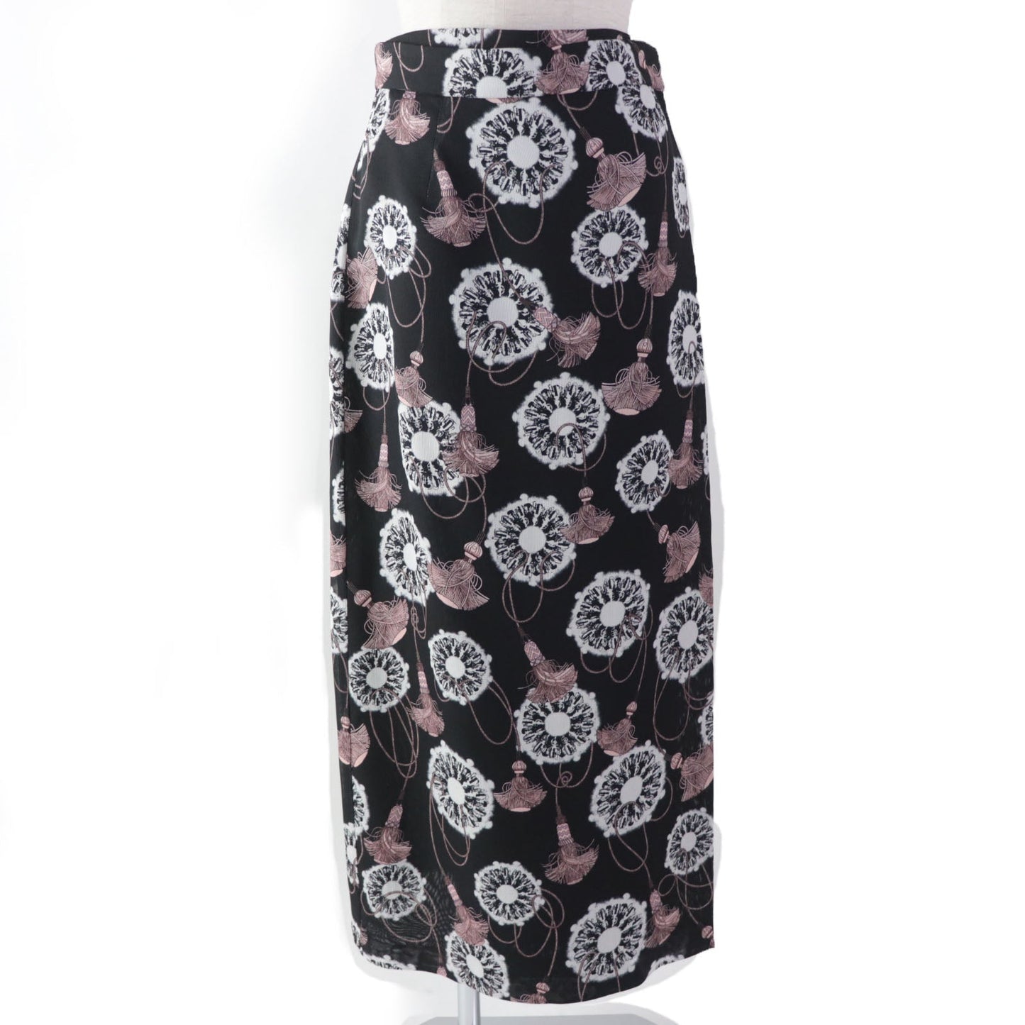 HERMES Wrap skirt 2E0312D2 silk multicolor liquetis Aquarelle 36