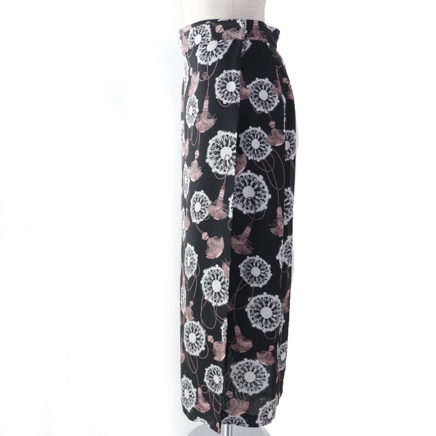 HERMES Wrap skirt 2E0312D2 silk multicolor liquetis Aquarelle 36