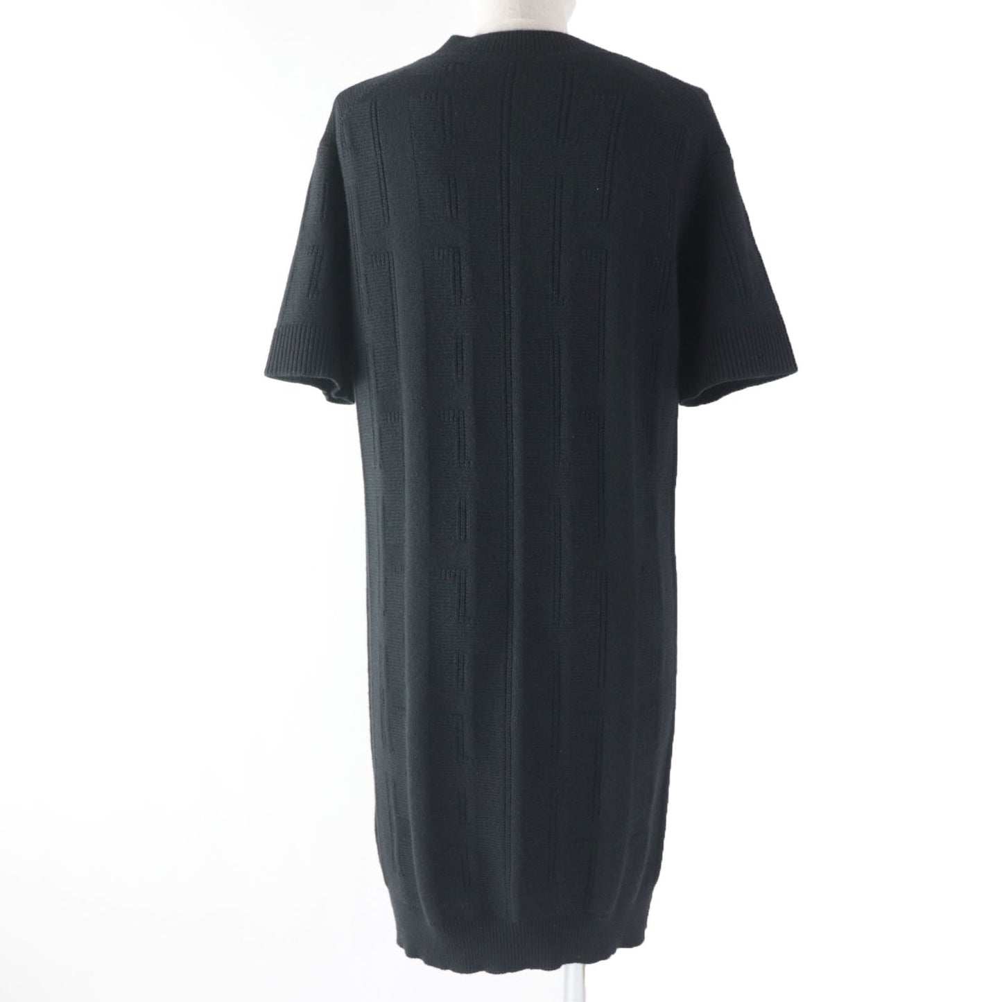 HERMES one piece wool black 34