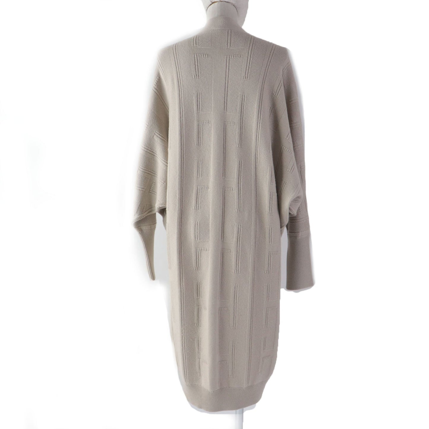 HERMES cardigan wool beige 34