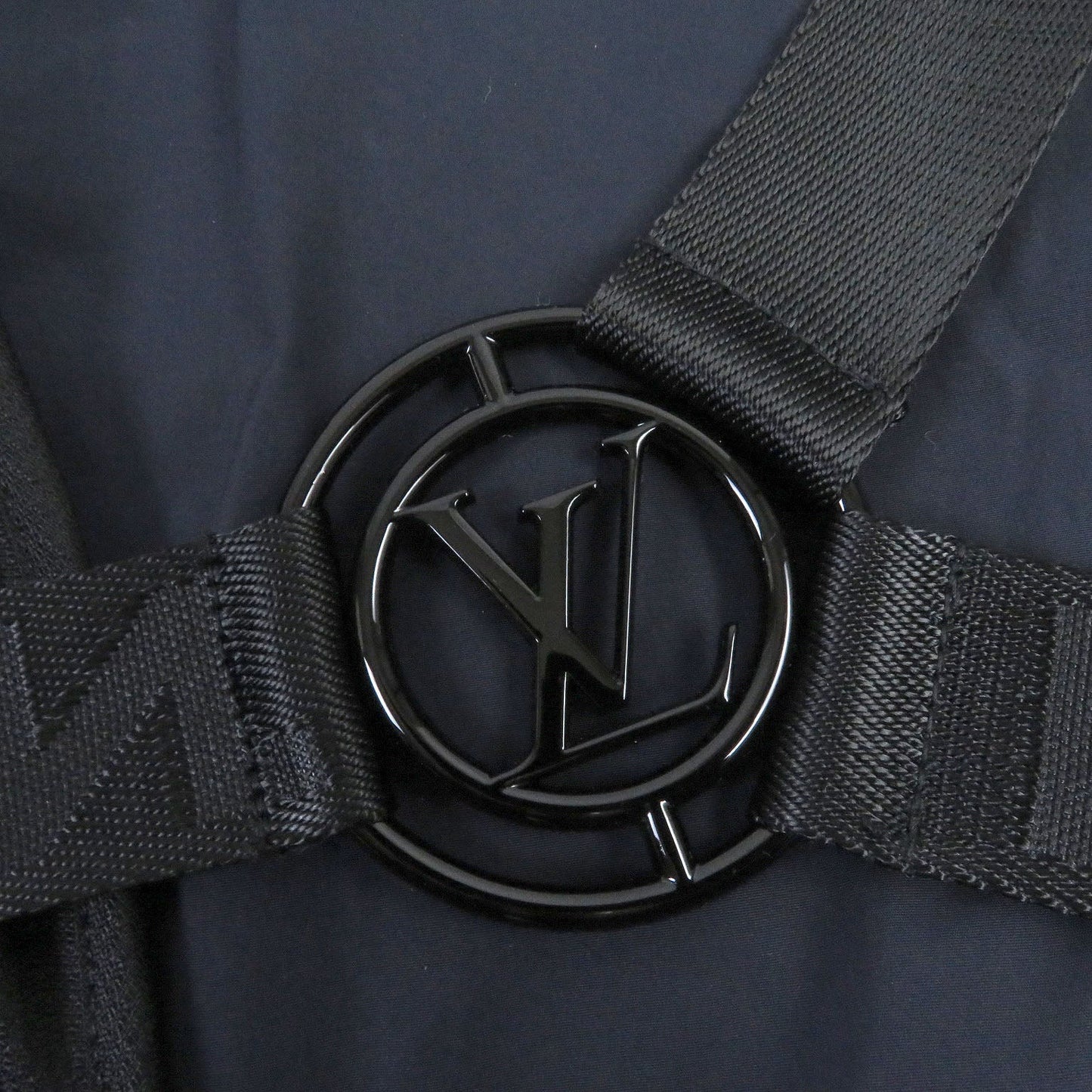 LOUIS VUITTON Blouson Nylon Navy 52