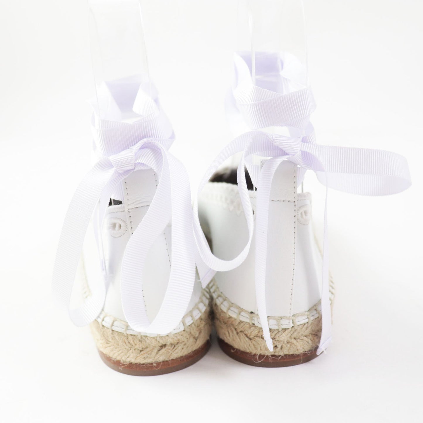 HERMES Leather shoes leather white Guapa 36