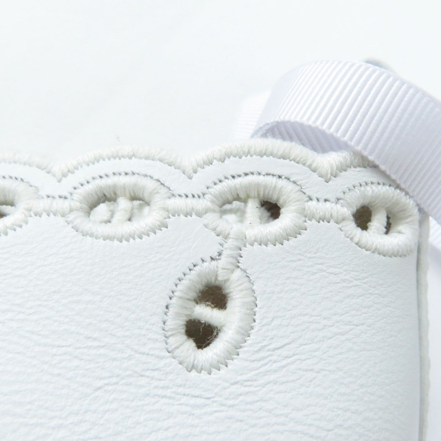HERMES Leather shoes leather white Guapa 36