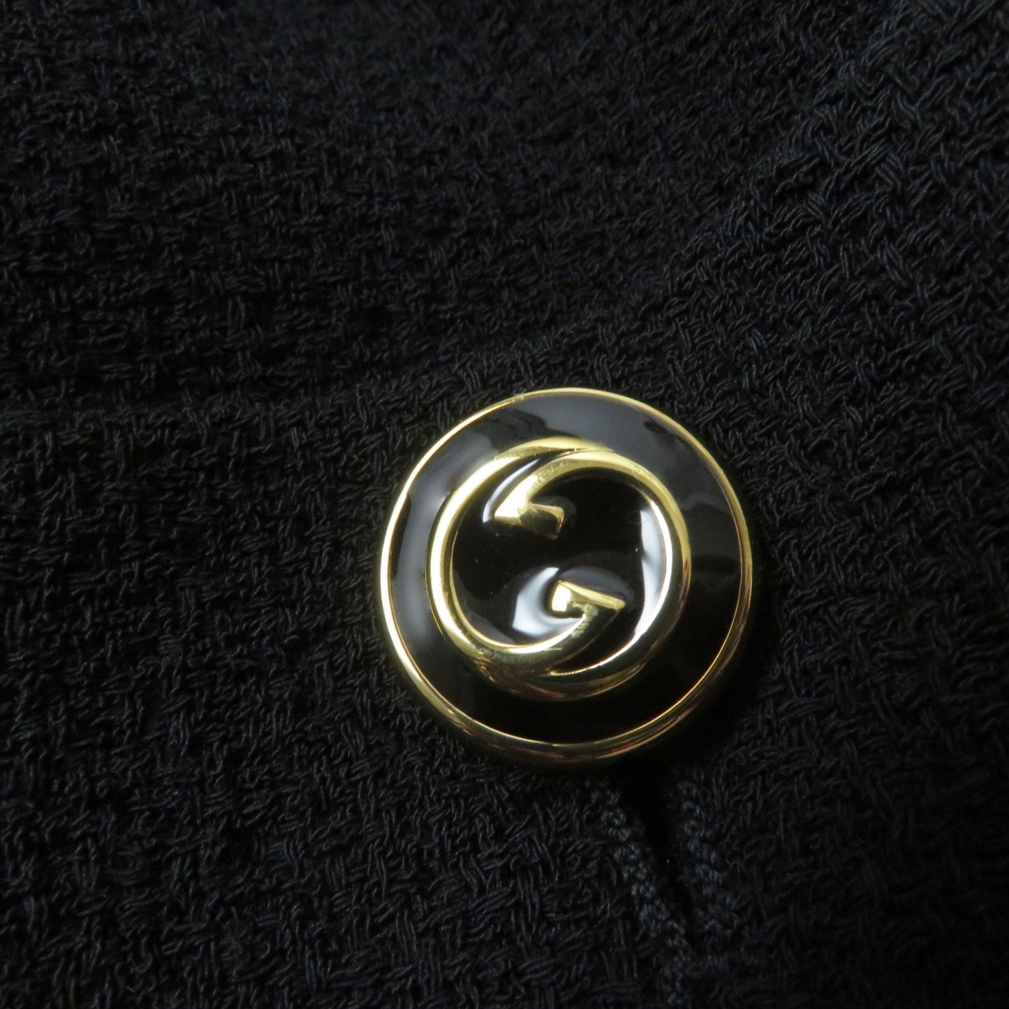 GUCCI coat 619253 Main: 100% wool, Lining: 100% rayon black Women 42 Used
