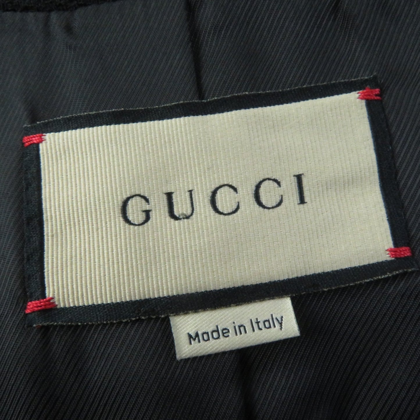 GUCCI coat 619253 Main: 100% wool, Lining: 100% rayon black Women 42 Used