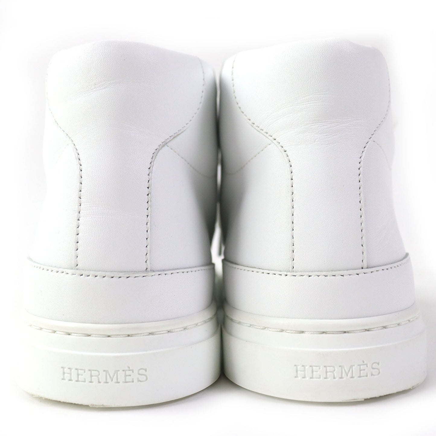 HERMES High cut sneakers Main: Leather white Daydream Women 36 Used