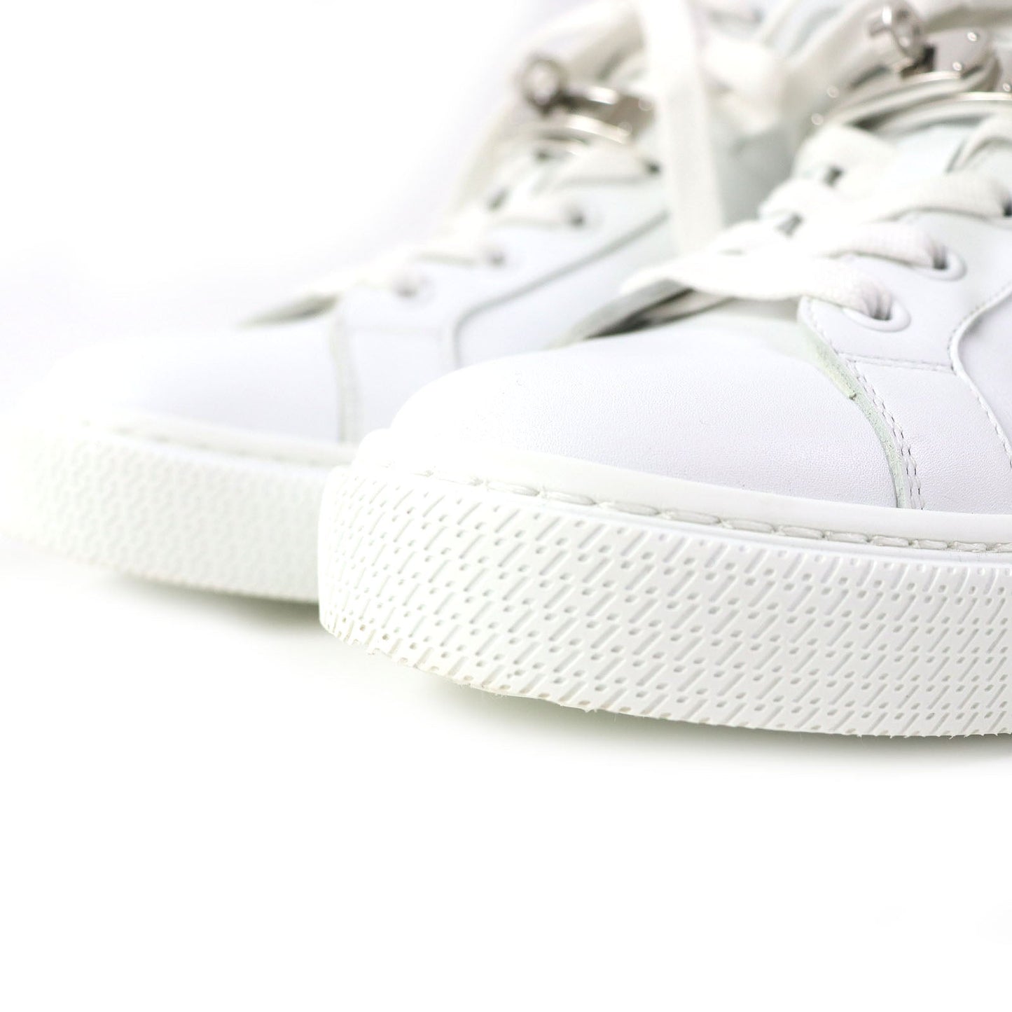 HERMES High cut sneakers Main: Leather white Daydream Women 36 Used