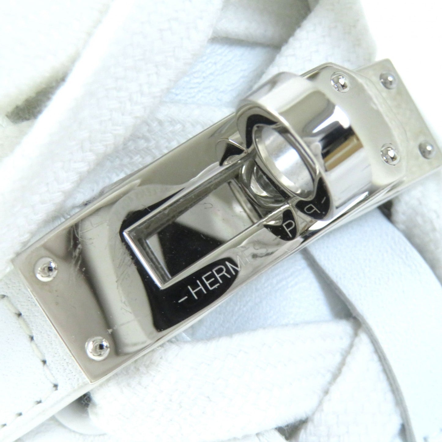 HERMES High cut sneakers Main: Leather white Daydream Women 36 Used