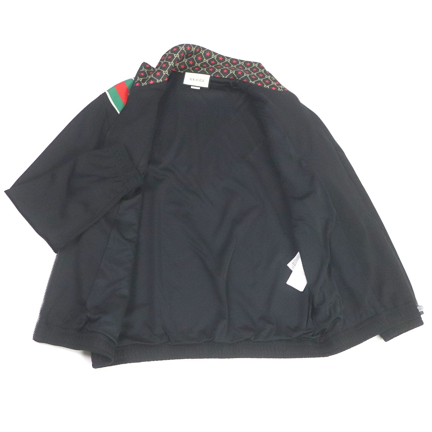 GUCCI Track jacket 575734 Outer: 55% polyester, Outer: 45% cotton, Lining: 100% polyester, Part: 100% nylon black mens M Used