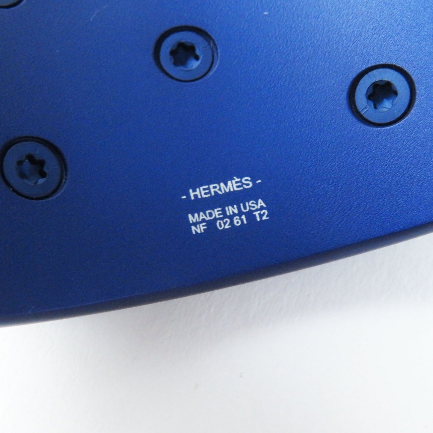 HERMES Bangle Aluminum Blue Uncle Cory Edssian