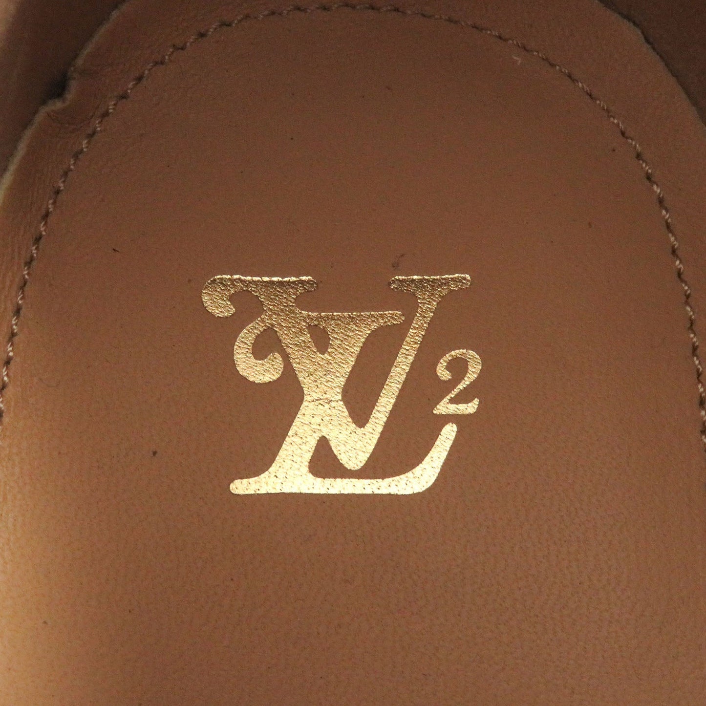LOUIS VUITTON Ankle boots Main: Suede beige LV Mod Line mens 8 Used