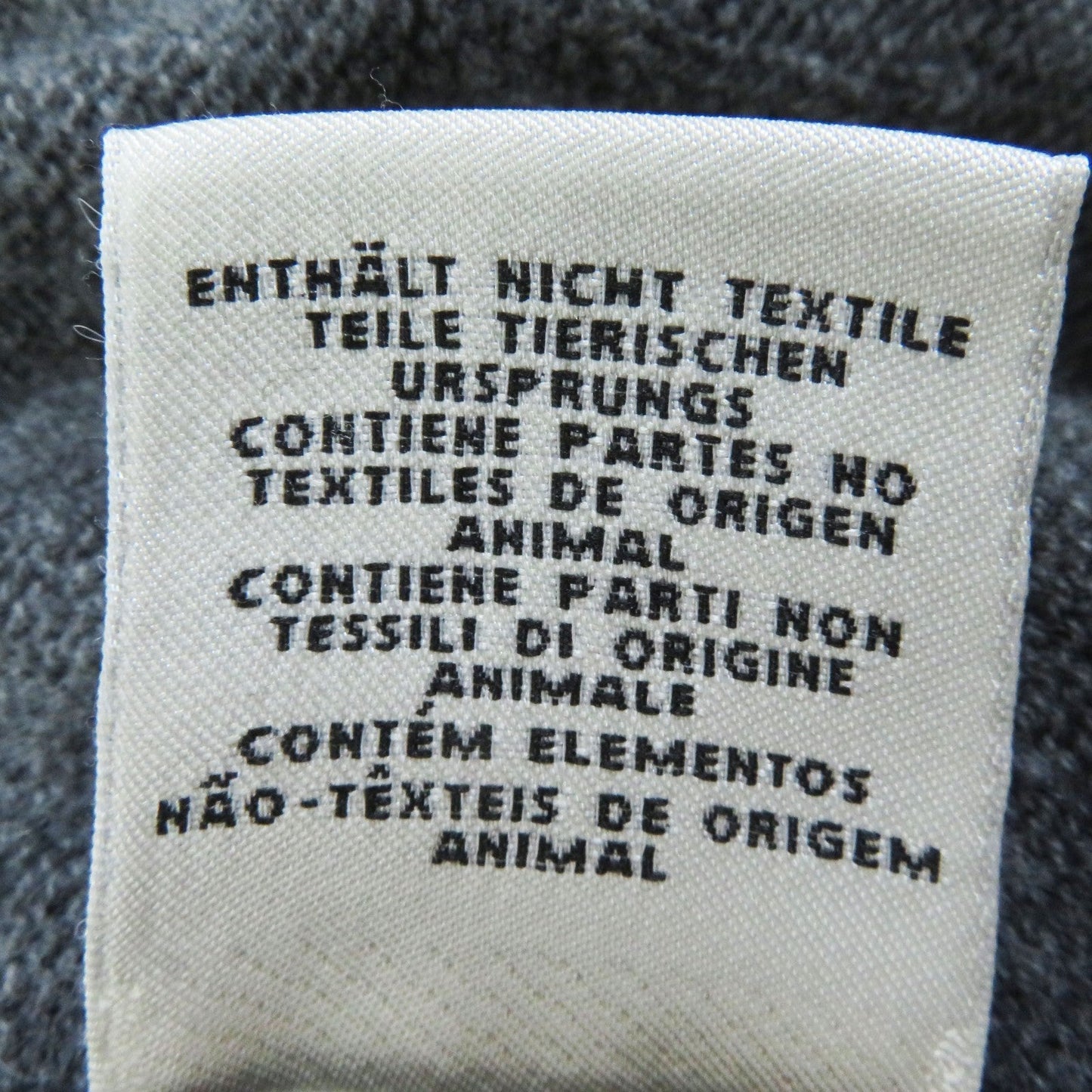 HERMES cardigan wool Dark gray 36