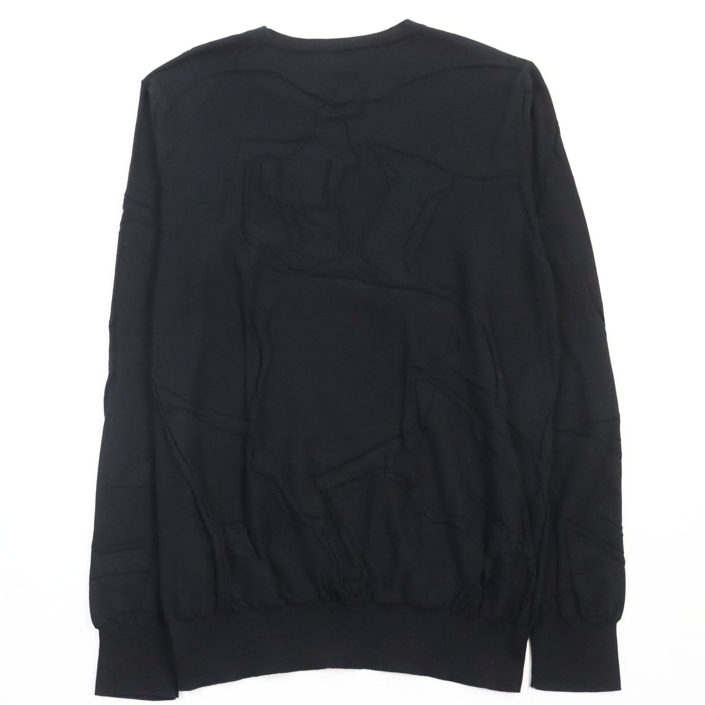 HERMES sweater cotton black L