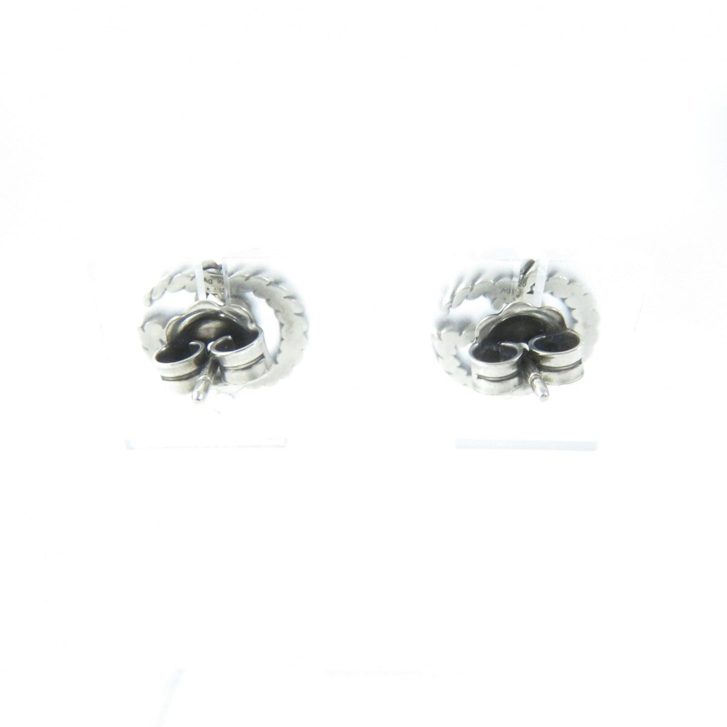 GUCCI Pierce 627755 AG925 Silver Twist Torsion GG Marmont Double G Pierce