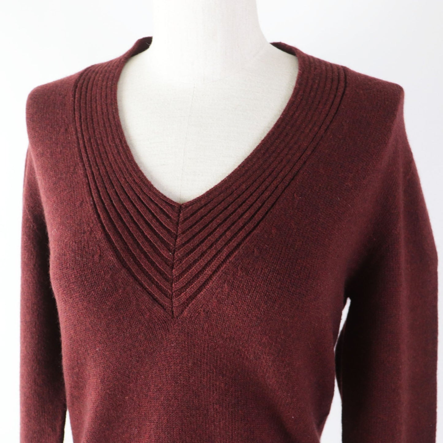 HERMES knit cashmere Brown