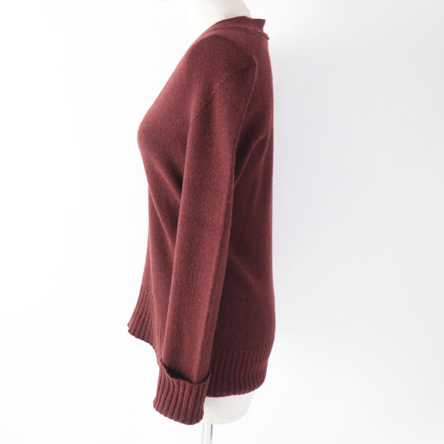 HERMES knit cashmere Brown
