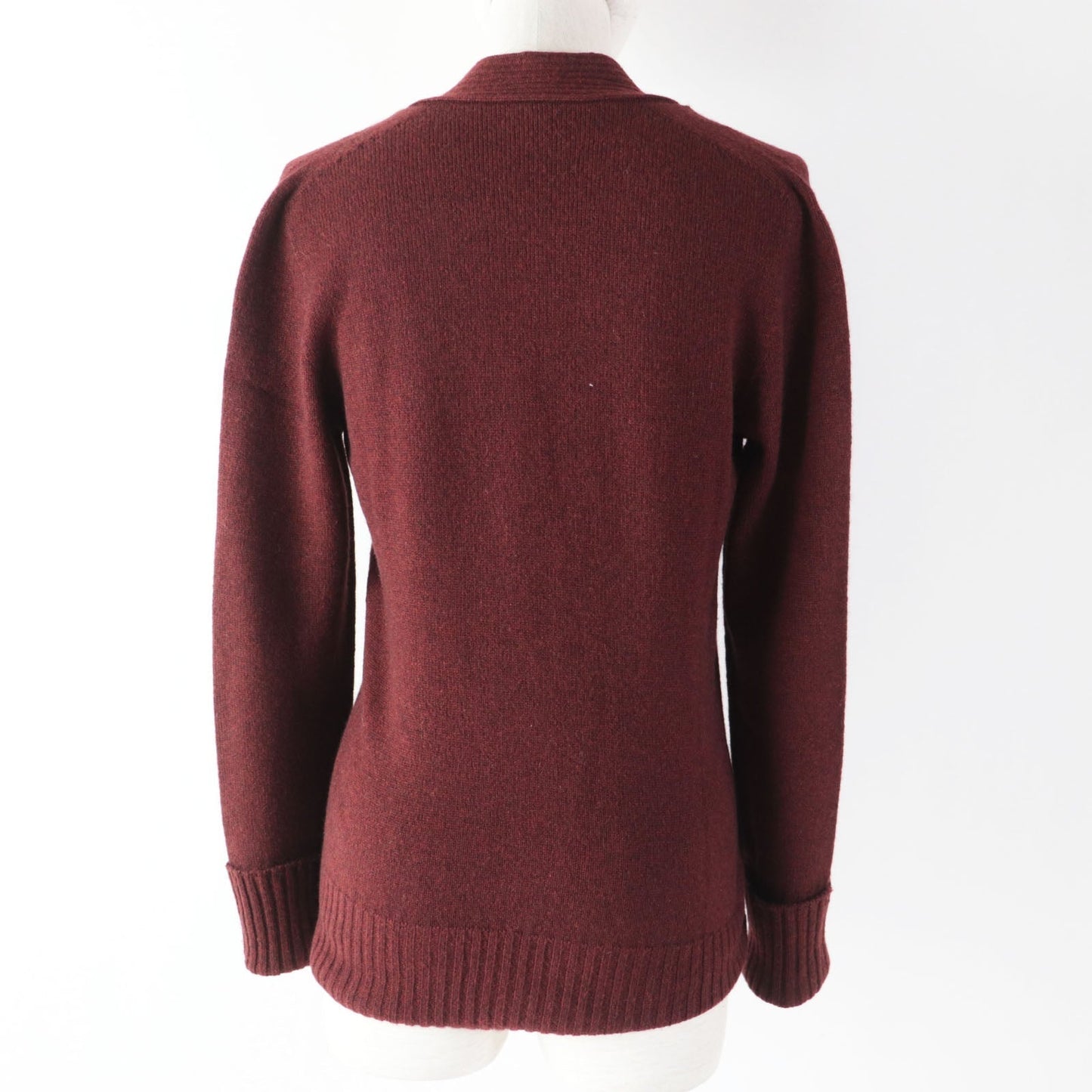 HERMES knit cashmere Brown