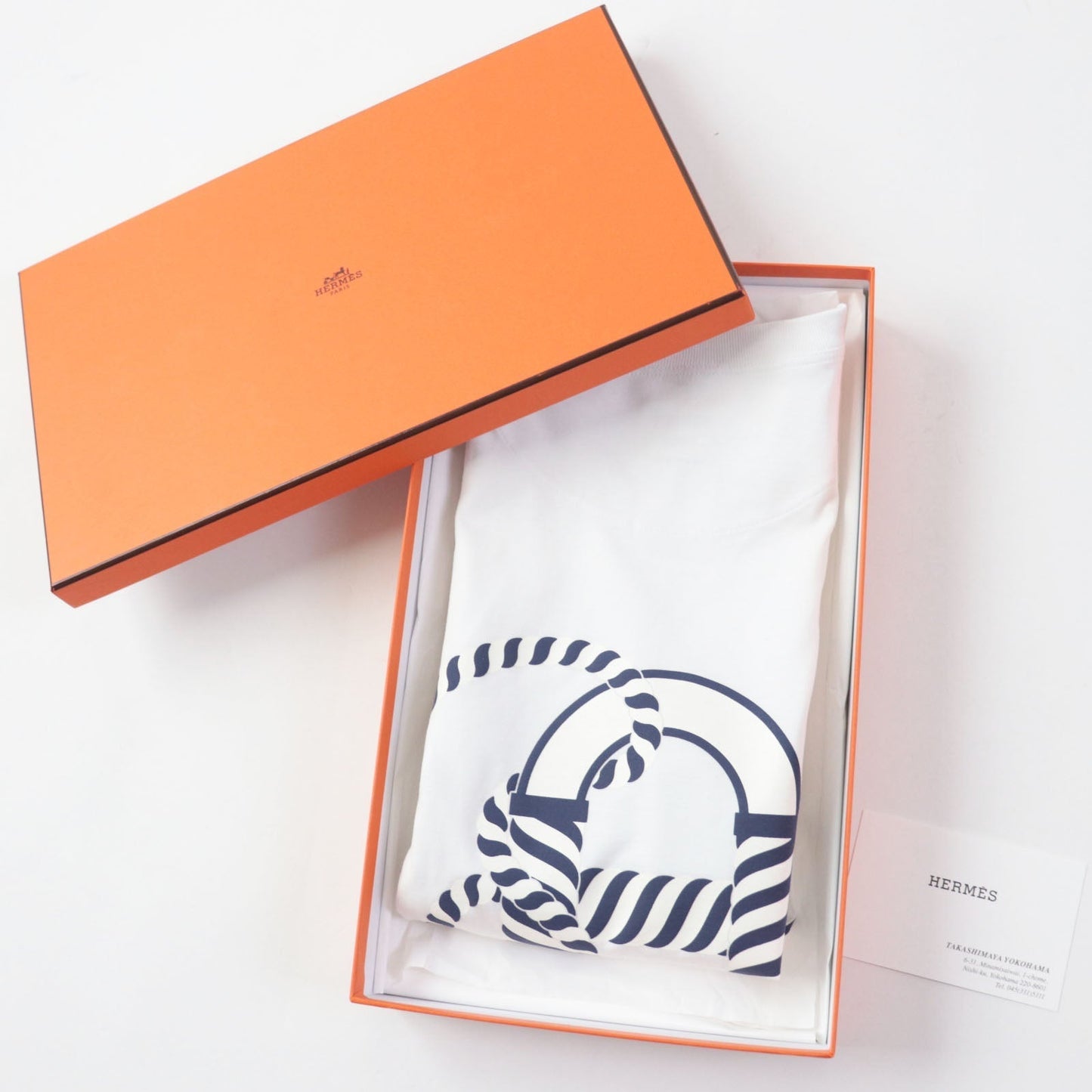HERMES one piece 3E45080DL cotton white Canoe 38
