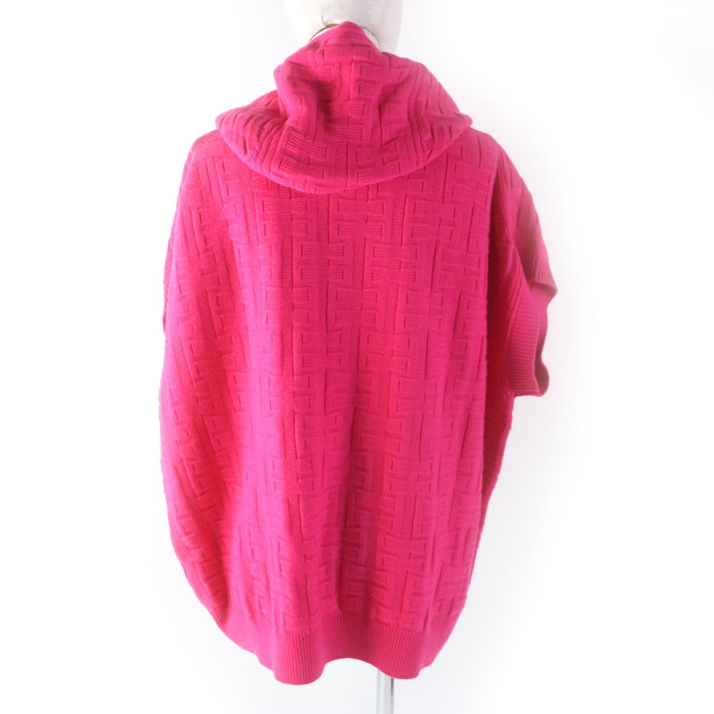 HERMES Hoodie wool pink 44