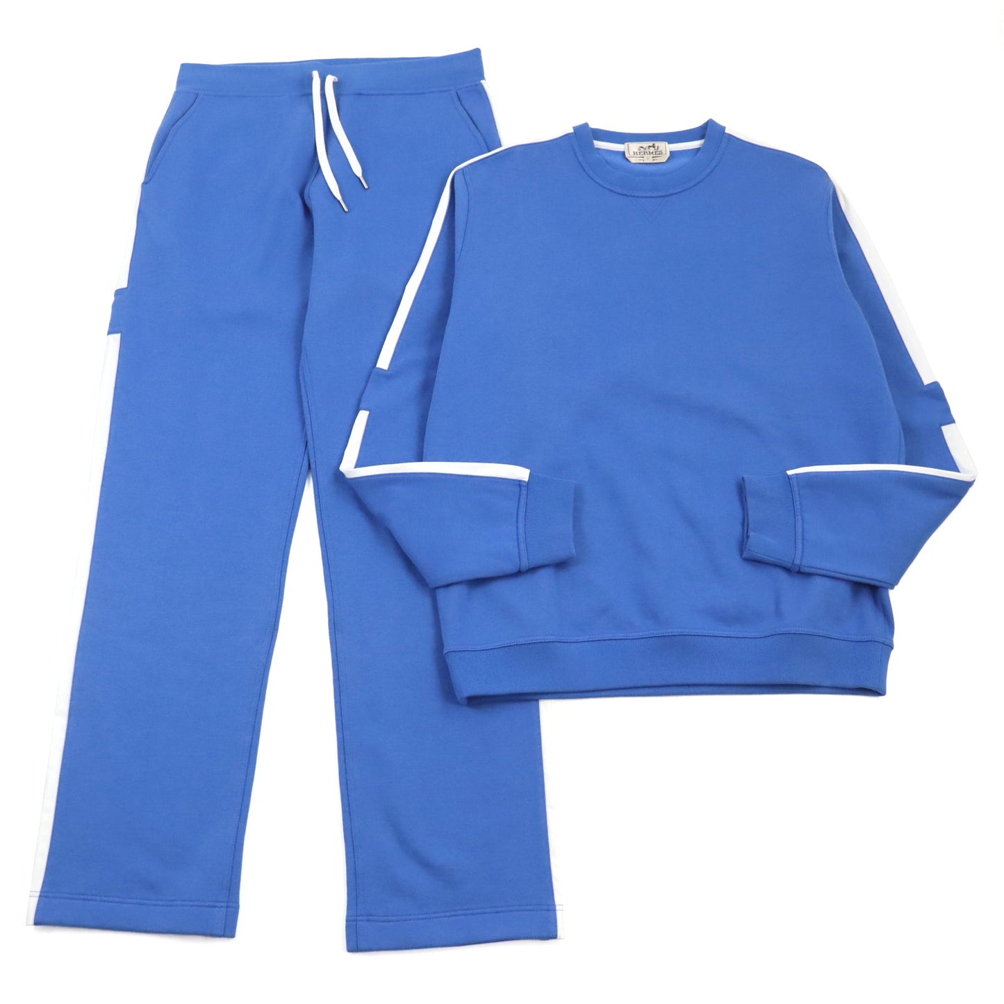HERMES setup cotton blue Run H