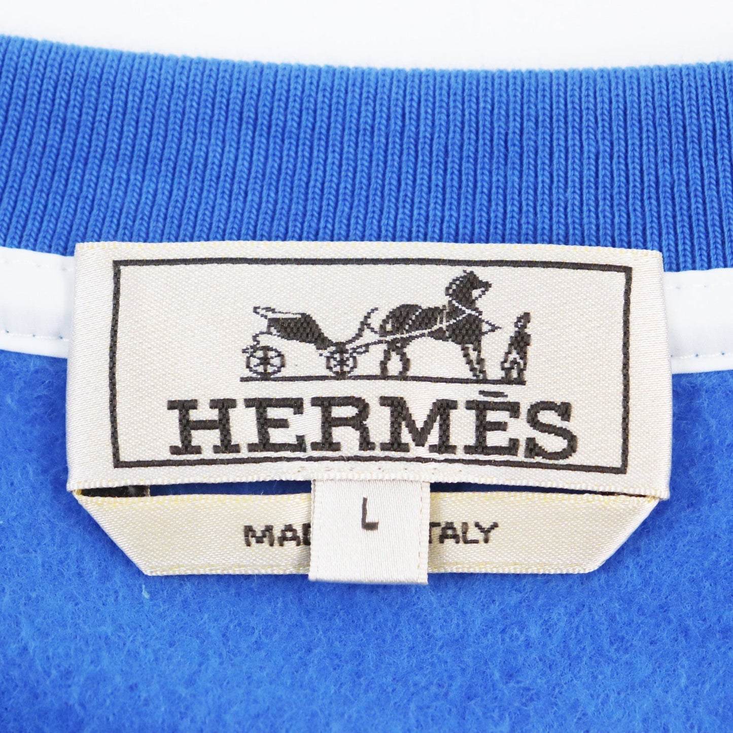 HERMES setup cotton blue Run H