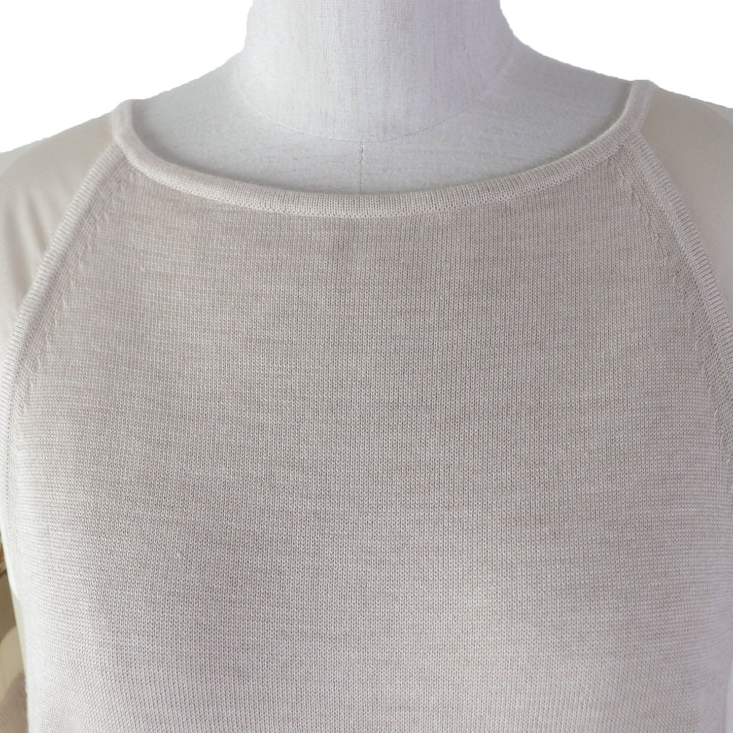 HERMES ensemble silk beige Napoleon 34