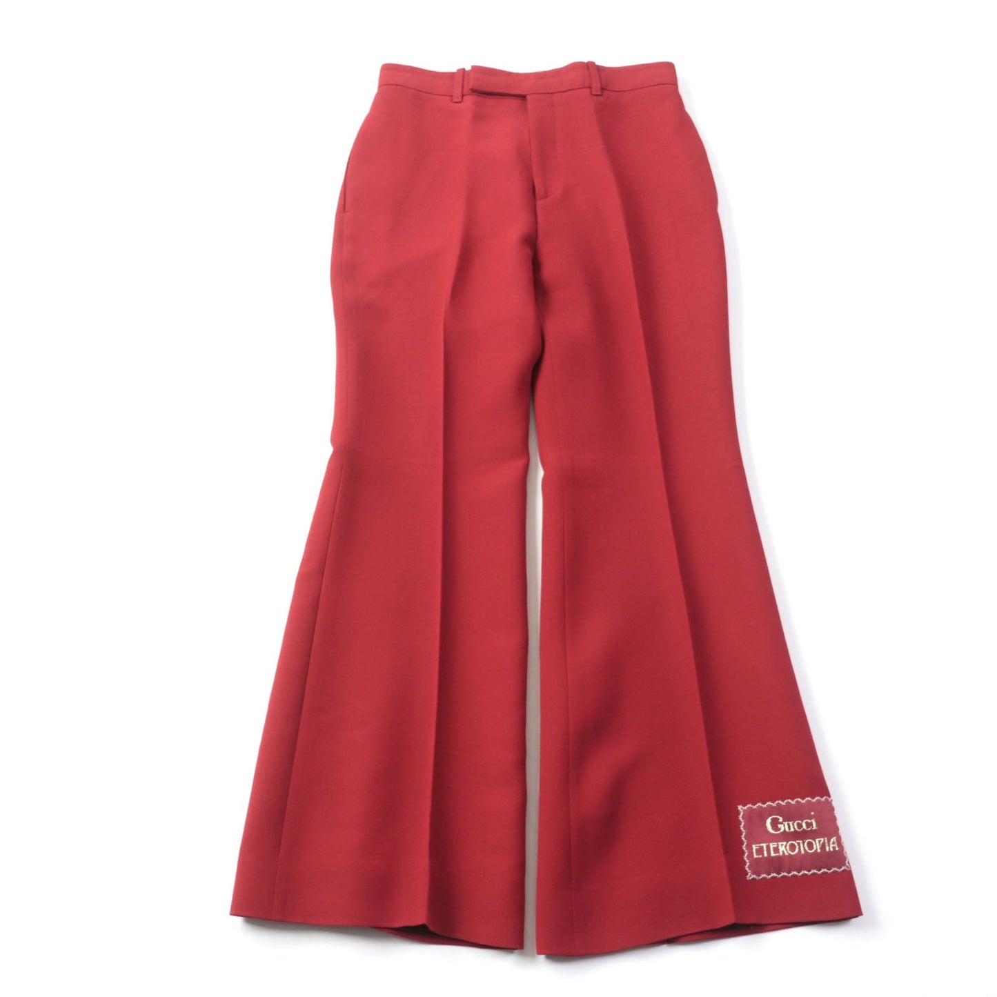 GUCCI Pants 624953 silk Red 40