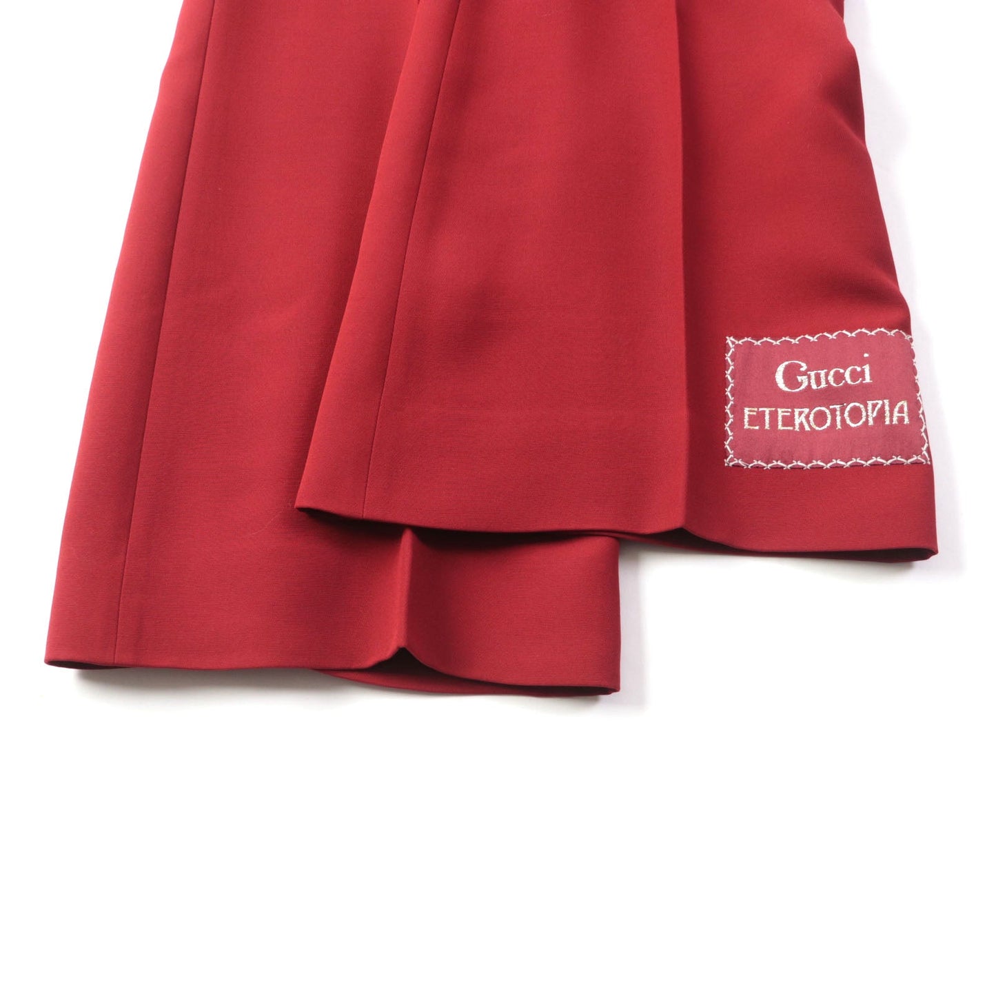 GUCCI Pants 624953 silk Red 40
