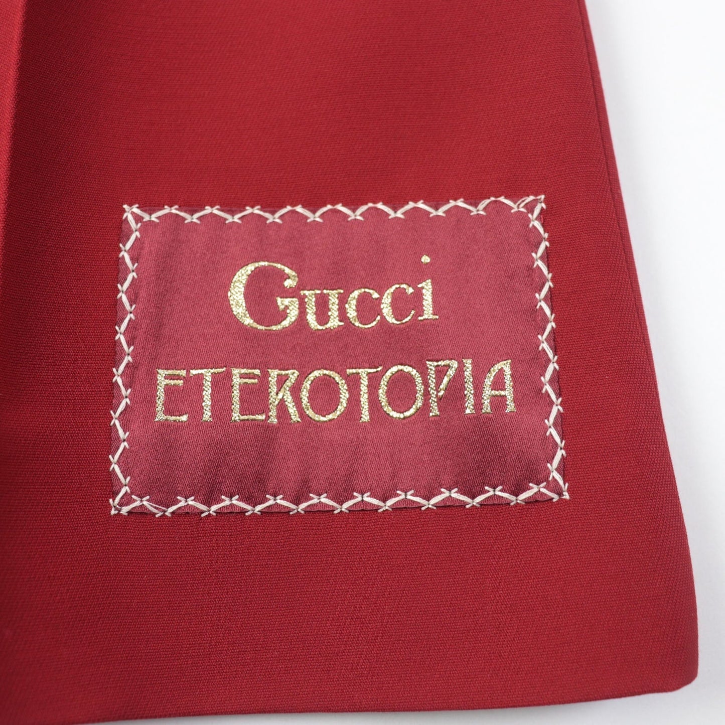 GUCCI Pants 624953 silk Red 40