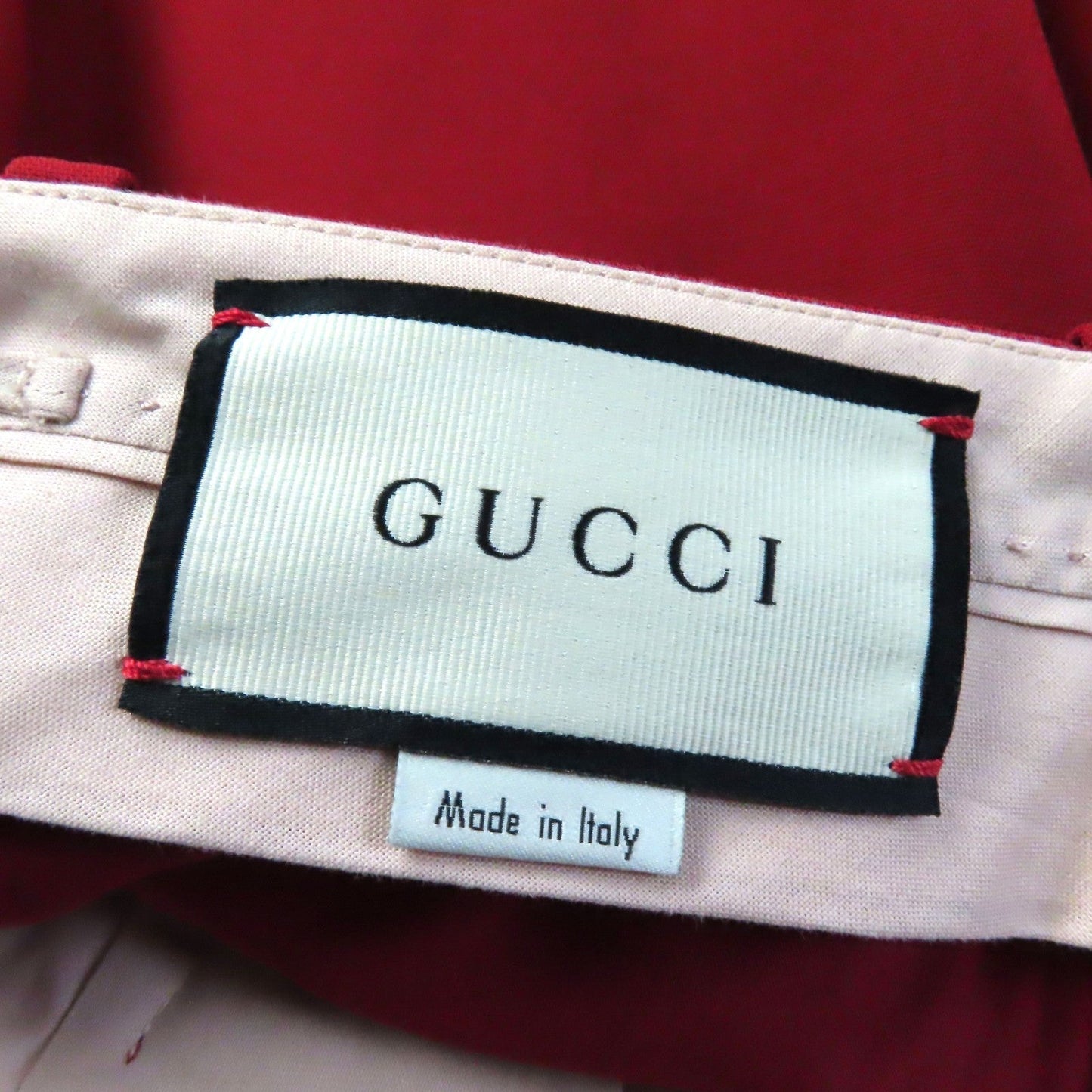 GUCCI Pants 624953 silk Red 40