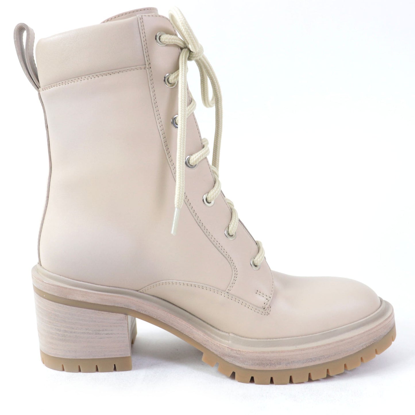 HERMES Ankle boots Main: Leather pink beige Women 37 Used