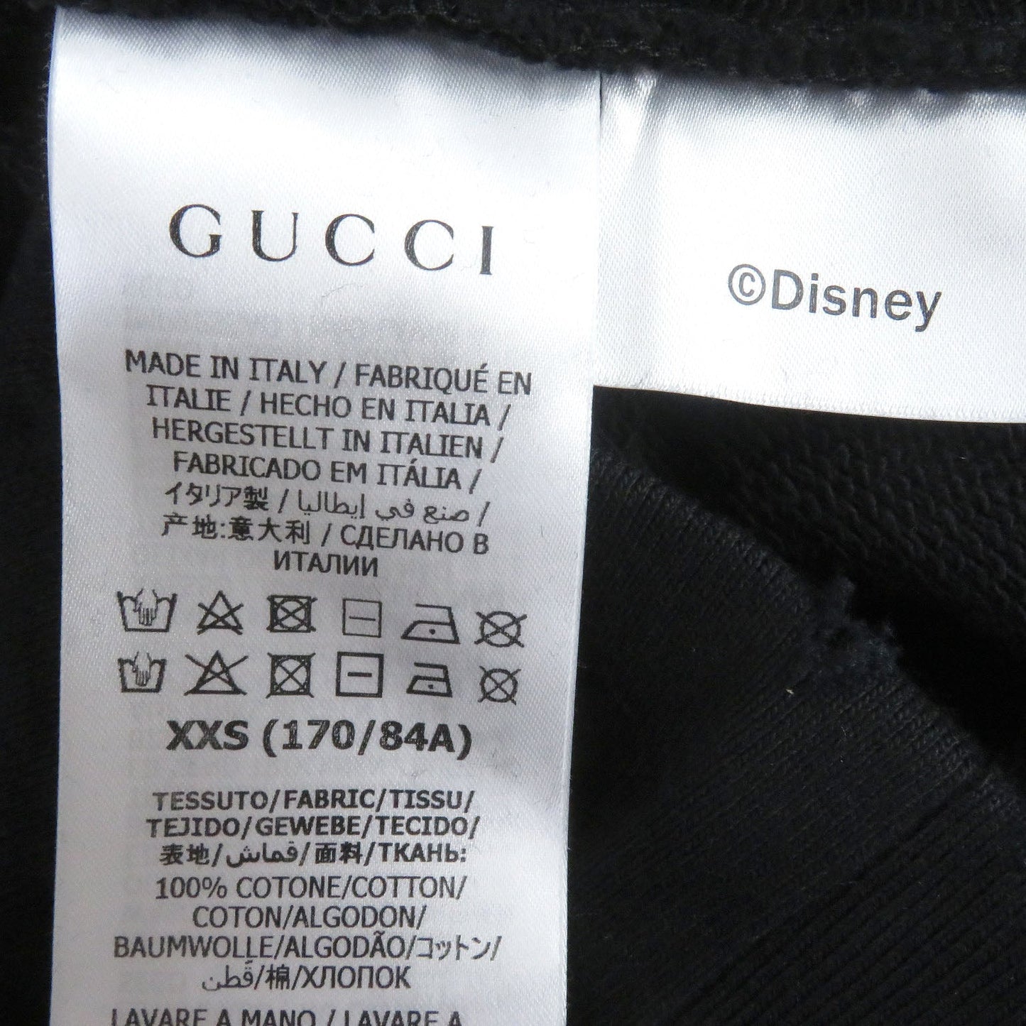 GUCCI Hoodie 623244 cotton black XXS