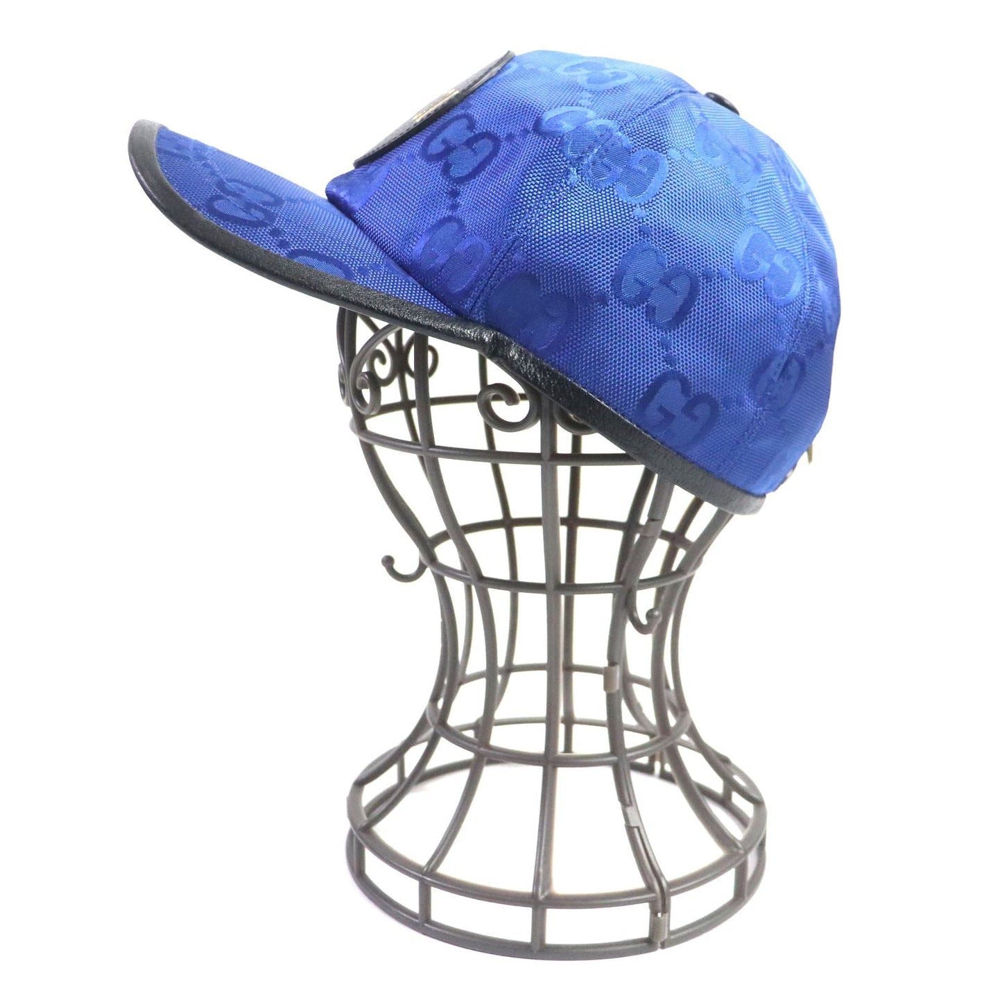 GUCCI cap 627114 Nylon blue-black OFF THE GRID M