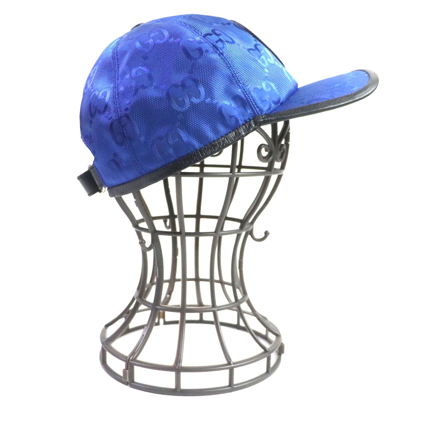GUCCI cap 627114 Nylon blue-black OFF THE GRID M