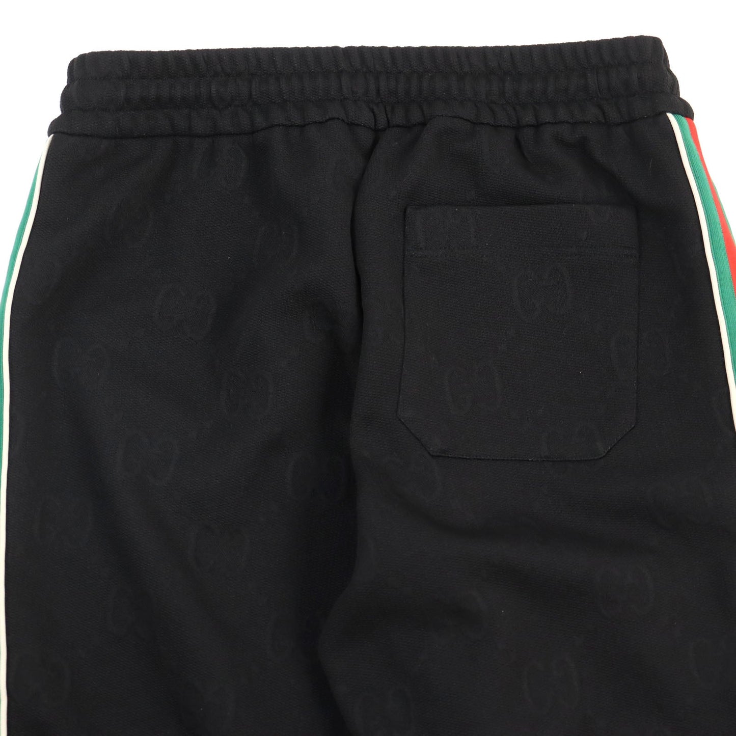 GUCCI Pants 663569 XJDE9 polyester Black type GG jersey jacquard jogging pants M