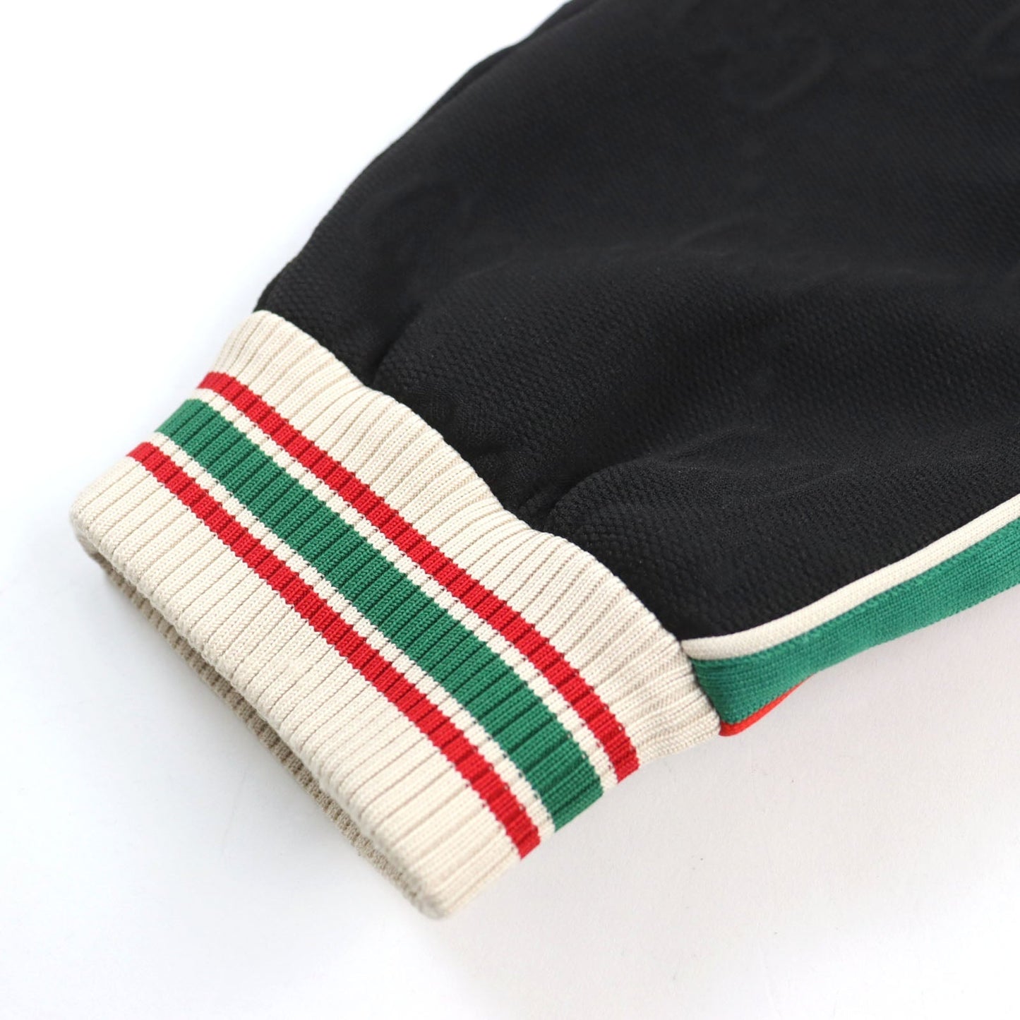 GUCCI Pants 663569 XJDE9 polyester Black type GG jersey jacquard jogging pants M