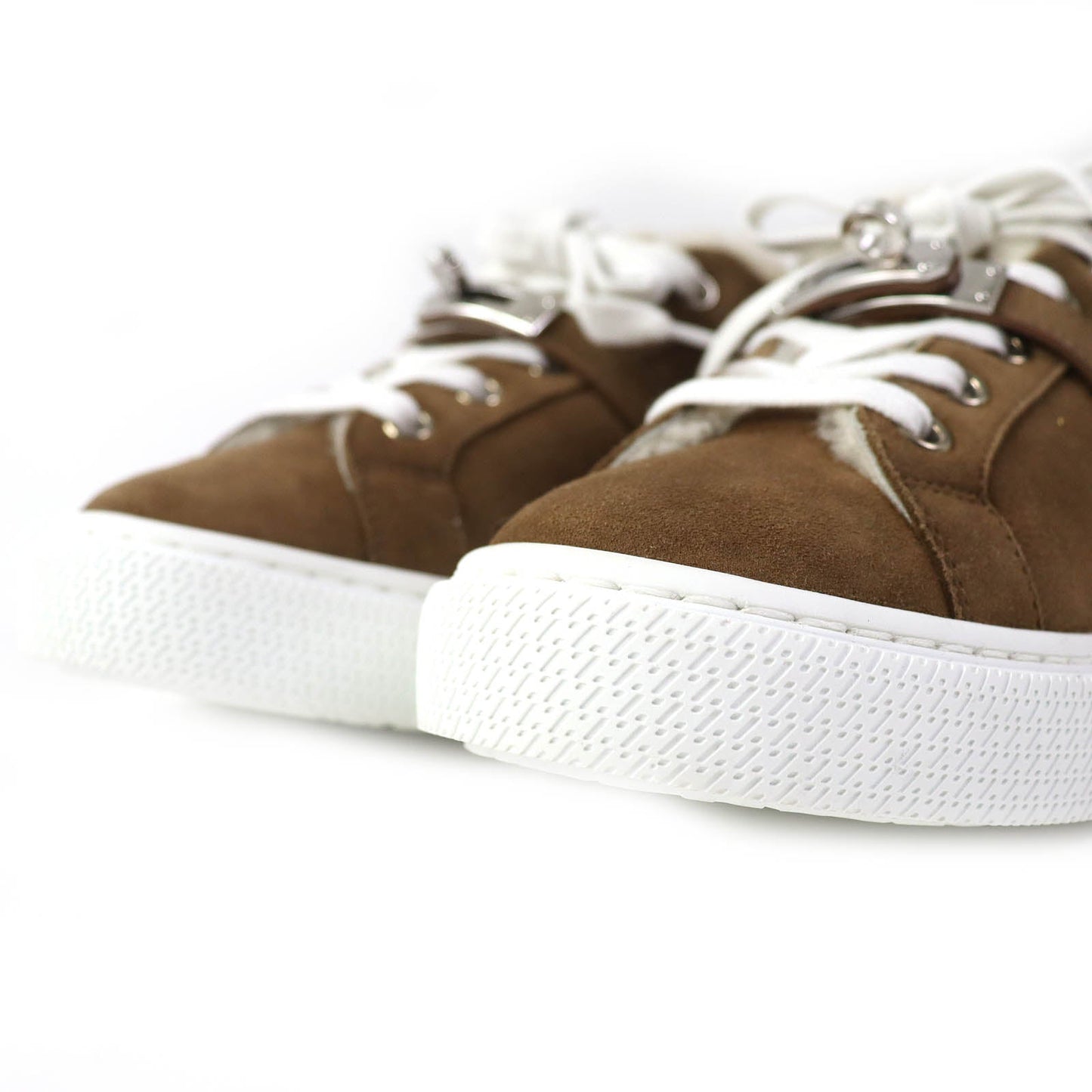 HERMES sneakers Sheepskin Brown beige Day 35