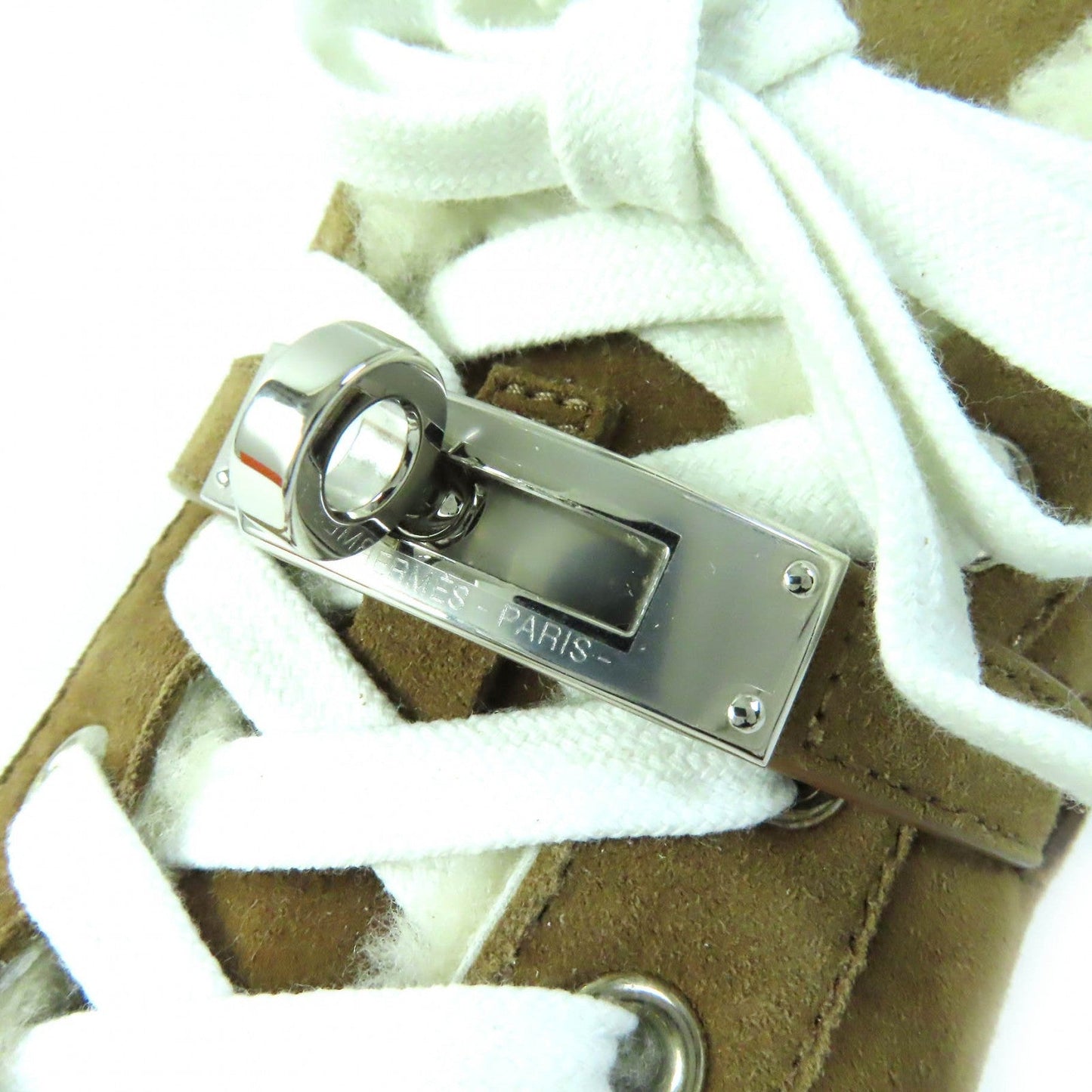 HERMES sneakers Sheepskin Brown beige Day 35