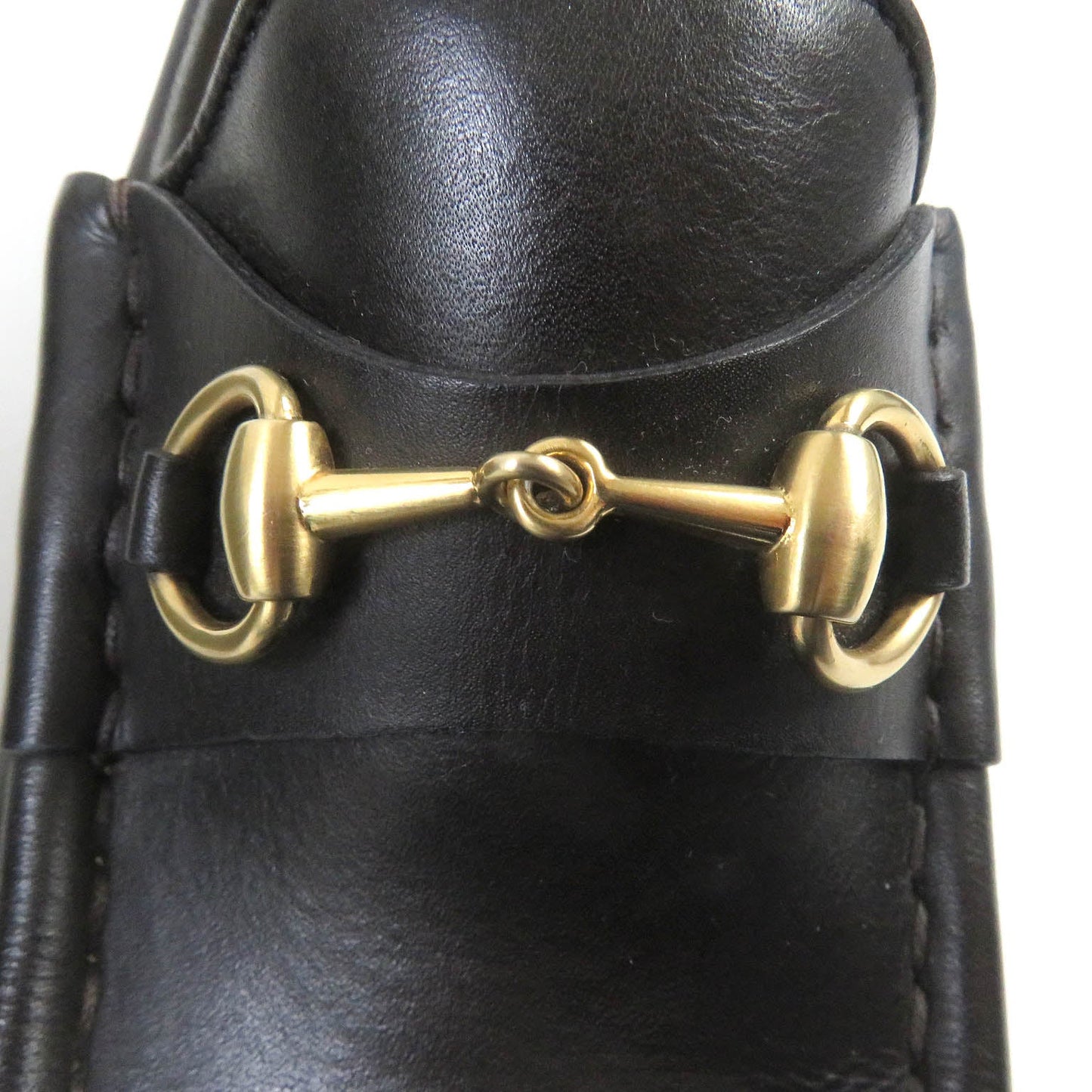 GUCCI loafers 110 0009/2 leather Dark brown 36 C