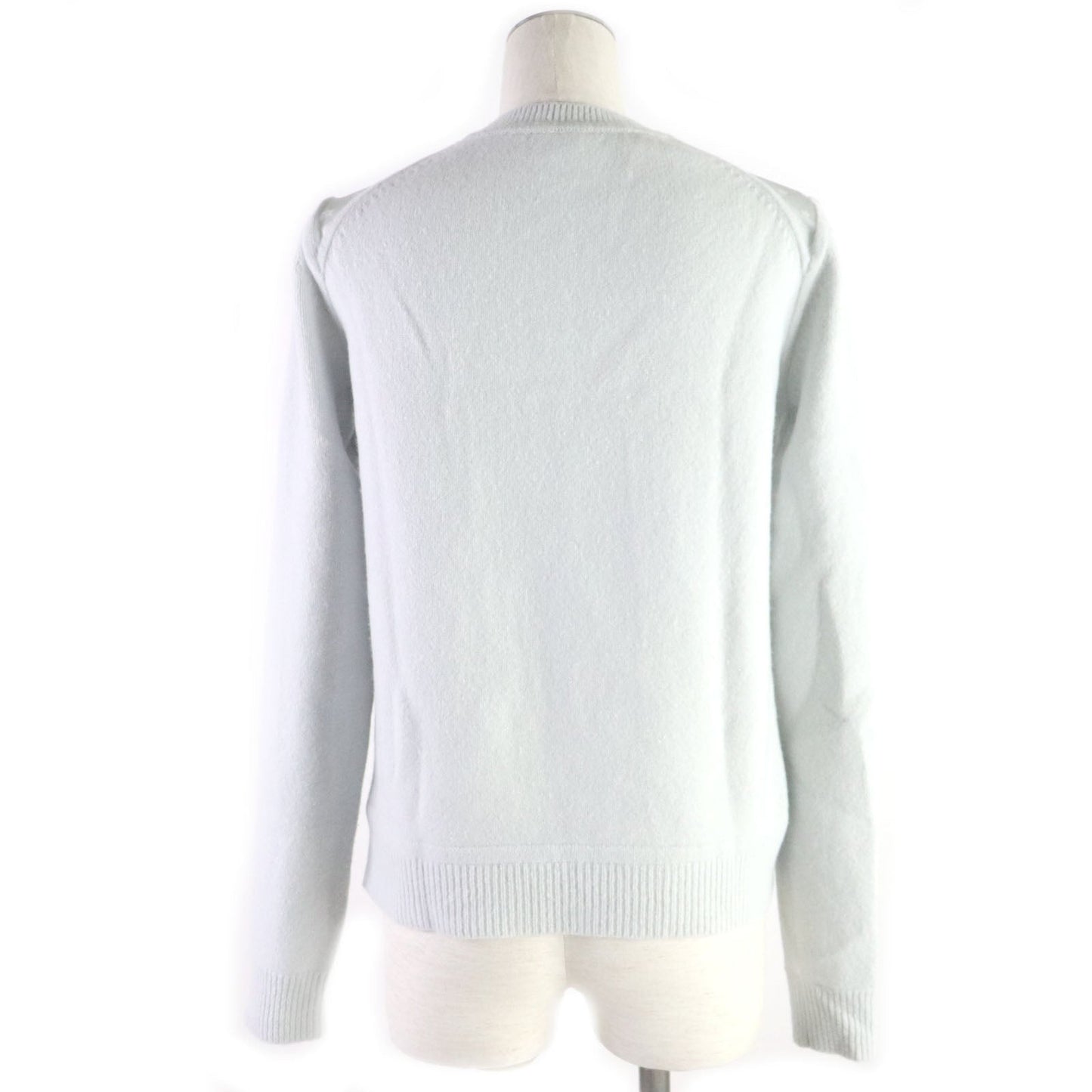 HERMES knit silk Ice blue Brides de Gala 34