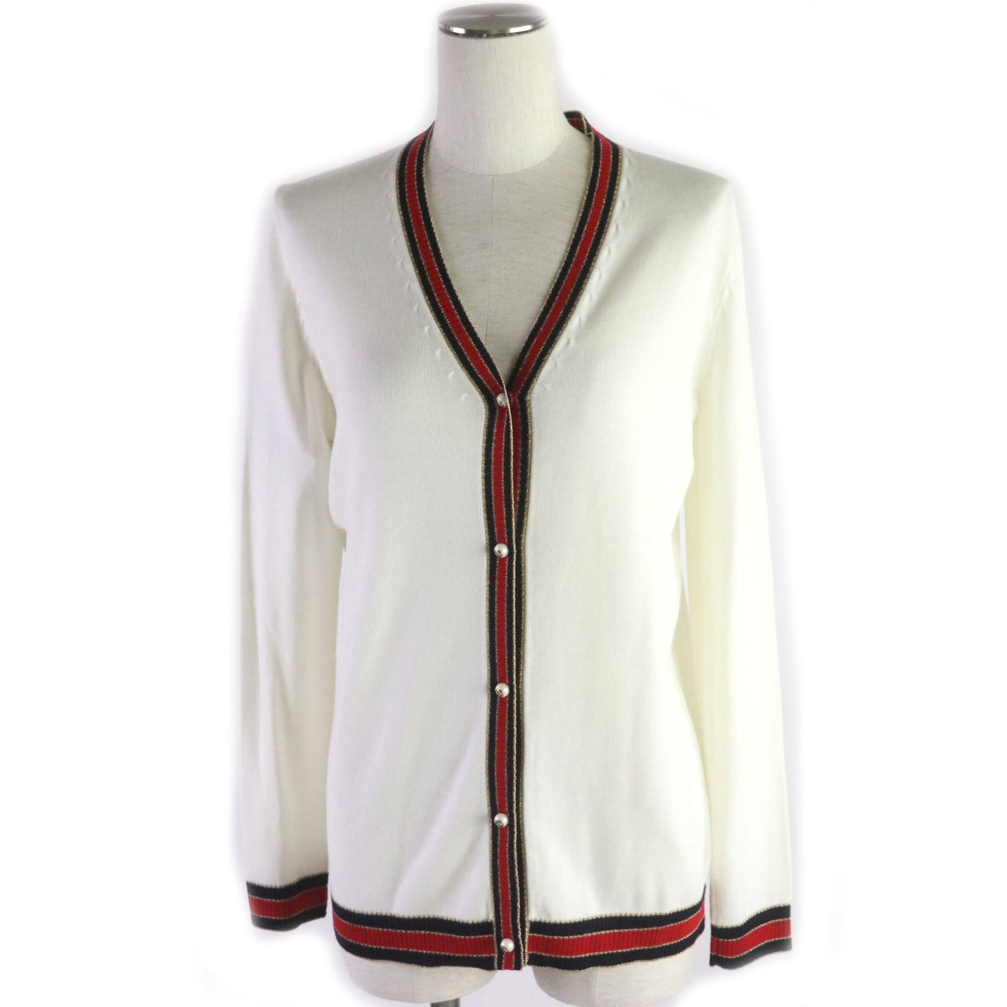GUCCI cardigan 411610 wool white M