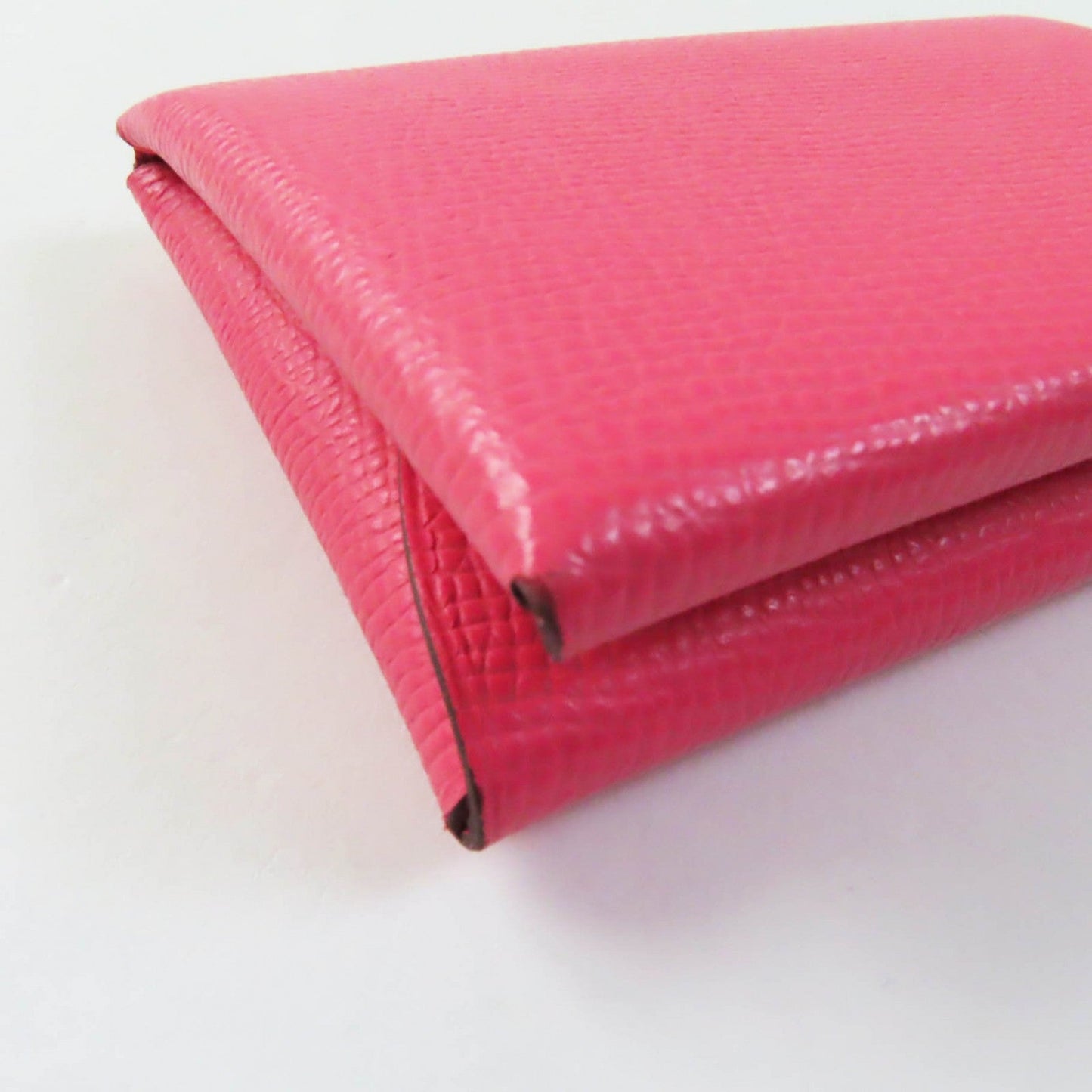 HERMES Coin case Epsom Rose azare Calvi duo