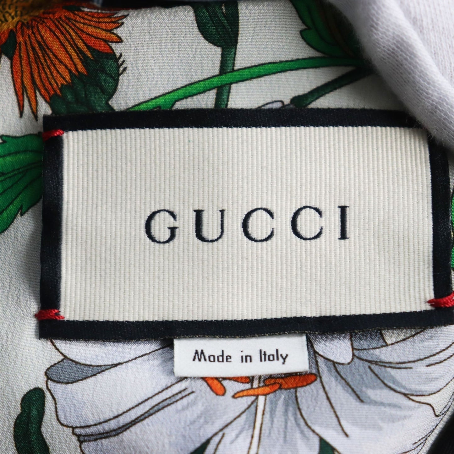 GUCCI trench coat 572881 Outer: 67% cotton, Outer: 33% polyamide (nylon), Part: 100% leather, Lining: 68% rayon, Lining: 32% silk, Lining: 100% silk black mens 42 Used