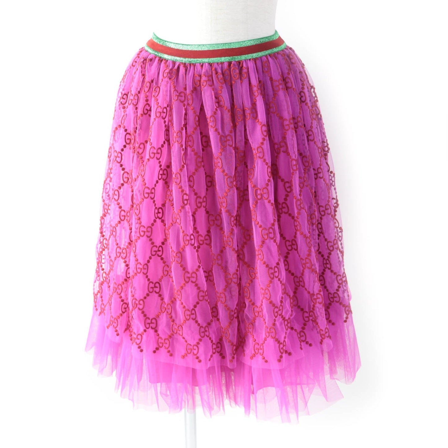 GUCCI skirt 552866 Nylon pink 12