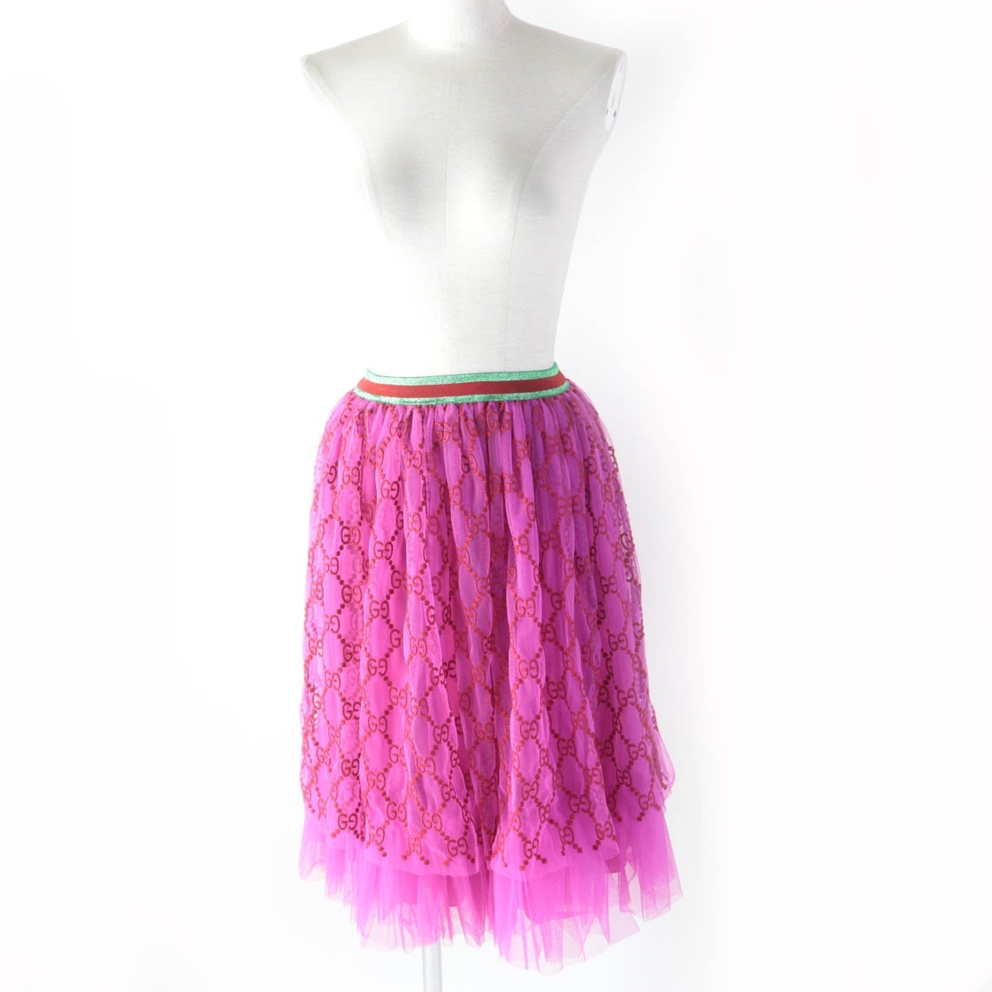 GUCCI skirt 552866 Nylon pink 12